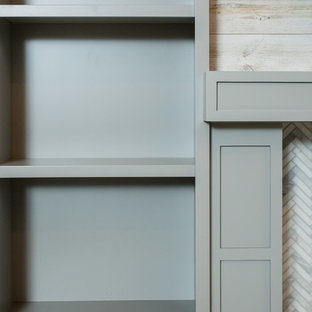 Home design - transitional home design idea in Detroit