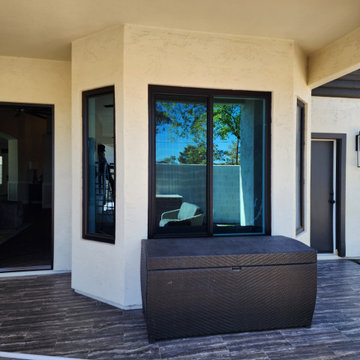 Anlin Black Frame Windows with Low-E 340 Glass