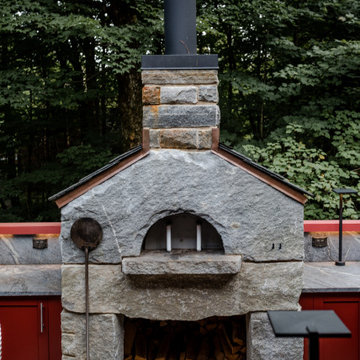 Outdoor Pizza Oven and Kitchen Addition