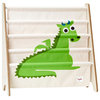 3 Sprouts Book Rack, Green, Dragon