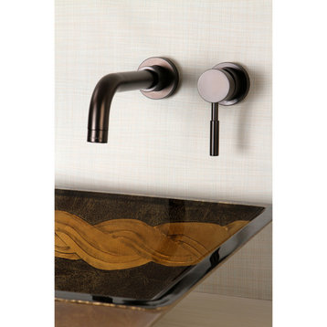 Kingston Brass Single-Handle Wall Mount Bathroom Faucet, Oil Rubbed Bronze
