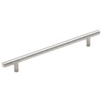 Cosmas - Cosmas 305-224SS Stainless Steel 8-7/8&rdquo; CTC (224mm) Euro Bar Pull - 8-7/8" (224mm) Hole Centers