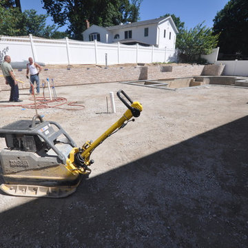 Backyard  Design & Installation with Gunite  Pool  Kings Park NY 11754