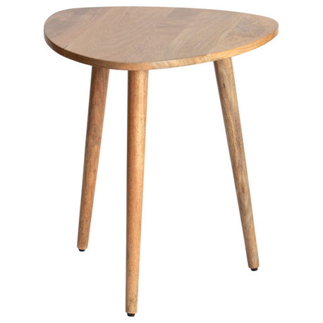 Tora End Table, Natural, 20"