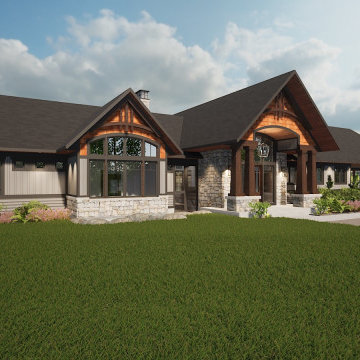 Centennial Lake Custom Waterfront Home
