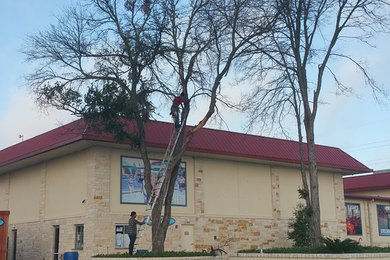 Inspiration for a contemporary exterior home remodel in Austin