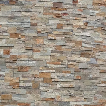 Golden White Quartzite Natural Ledge