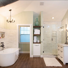 Black White Hall Bath