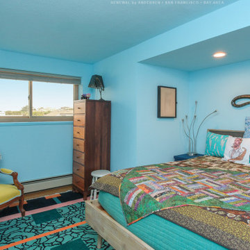 Colorful Bedroom with New Wood Window - Renewal by Andersen Bay Area, San Franci