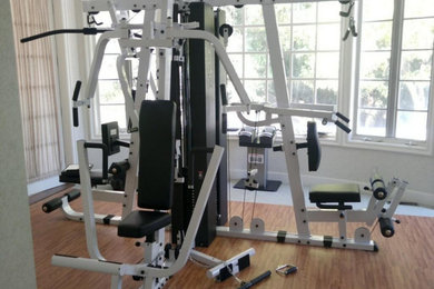 Inspiration for a home gym remodel in Los Angeles