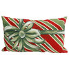Gift Box Green Pillow - 12"X20"