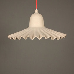 ruffled light &ndash; large - Ceiling Lighting