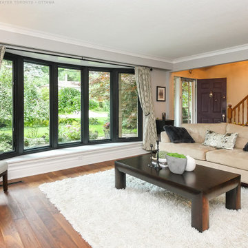 Bow Window in Spectacular Living Room - Renewal by Andersen Greater Toronto, Ott