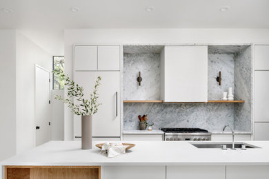 Minimalist kitchen photo in Austin