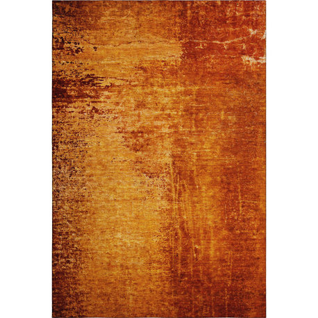 Premium Machine Washable Mayfield AMF554 Paprika 9' x 12' Rug