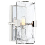 Quoizel - Quoizel QW4068BN One Light Wall Sconce Herriman Brushed Nickel - From rustic to retro and craftsman to contemporary, Quoizel offers something for every style. With top grade materials and impeccable craftsmanship, Quoizel withstands the test of time in both quality and design. No matter the room, our lighting will transform your space and allow your personal style to shine through.