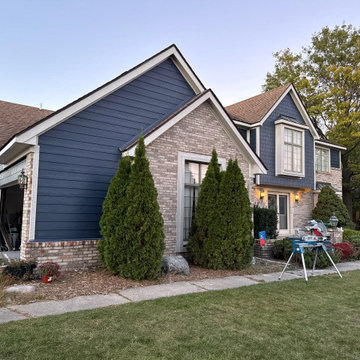 Bold & Beautiful James Hardie Facelift in Northville, Michigan