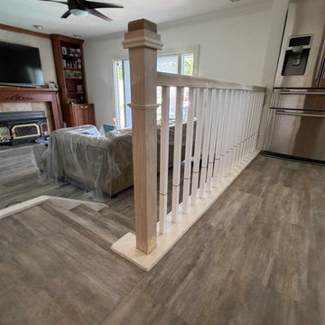 In-Progress: Custom Half-Wall Railing Installation