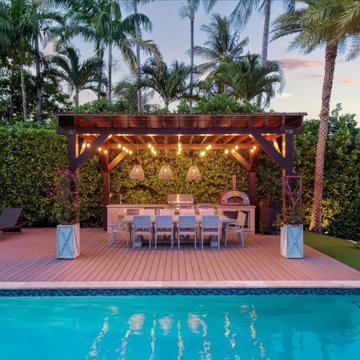 Miami Beach Luxury Trex Deck by South Florida's Premier Custom Deck Builder