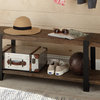 Modesto 48"L Reclaimed Wood Entryway Bench