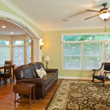 Indianapolis Tuscan Themed Kitchen and First Floor Remodel