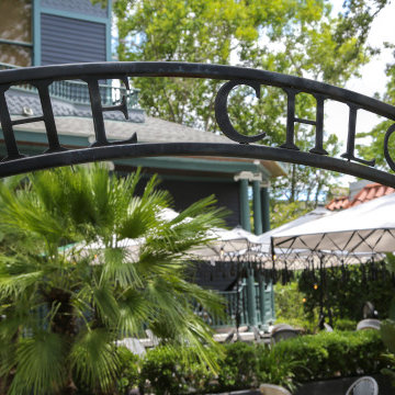 The Chloe Hotel | Garden Entrance and Iron Arch