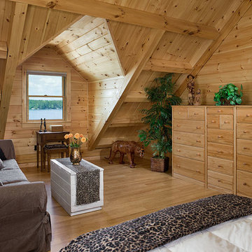 Log Homes & Cabins - Coventry Log Homes - Custom Craftsman #3