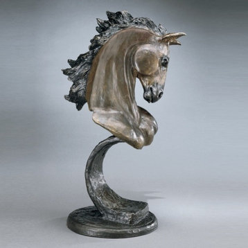 Stallion Bronze Horse Sculpture