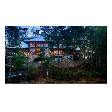Modern Rustic Lake House