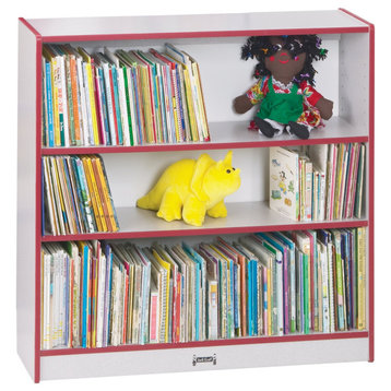 Rainbow Accents Short Bookcase - Red - RTA