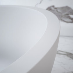 Lusso Stone Lissoni Solid Surface Freestanding Corner Bath 1780 - Products
