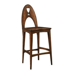 EuroLux Home - New Bar Stool Tavern Arched Back Stylish - Bar Stools And Counter Stools