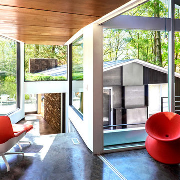 KUBE Architects 2019 DC Metro Modern Home Tour + kul grilles Floor Vent Covers
