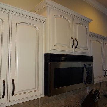 Refinished Dover White Kitchen