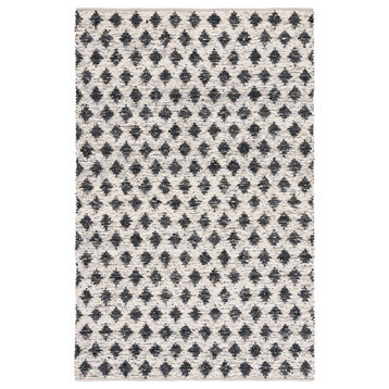 Safavieh Couture Natura Collection NAT348 Rug, Beige/Black, 8'x10'