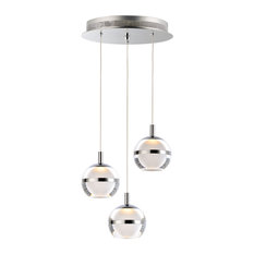 Swank LED 3-Light Pendant
