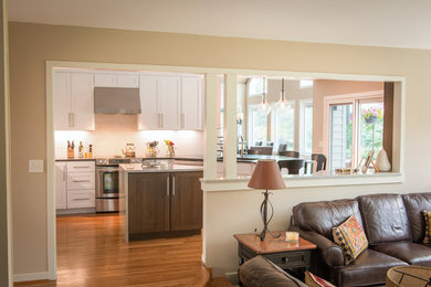 Inspiration for a contemporary kitchen remodel in Other