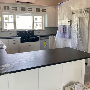 Custom Soapstone & Slate Sinks