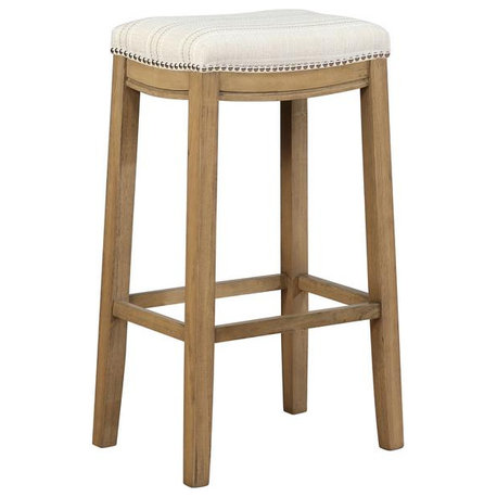 Claridge Faux Flokati Bar Stool