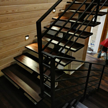 Лестница на стальном монокосоуре