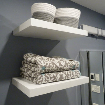 FLOATING SHELVES for additional storage