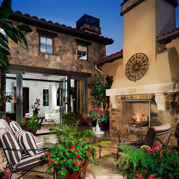 TC42 Outdoor gas fireplace
