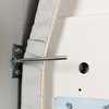 Premium Fixed Position Non-Electric Ironing Center, Raised Maple Door