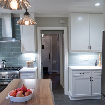 Kitchen: Classic Modern with a Live Edge Twist!