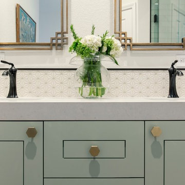Eclectic Master Bathroom