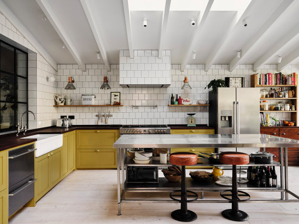 Transitional Kitchen by Field Day Studio