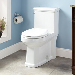 KOENIG ONE-PIECE ROUND SIPHONIC TOILET - ADA COMPLIANT - Toilets