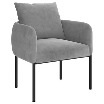 Modern Accent Chair, Gray
