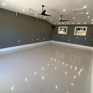 Leander Custom Wood Shop Floor