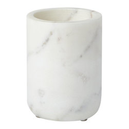 Larissa Tumbler in White - Decorative Jars And Urns